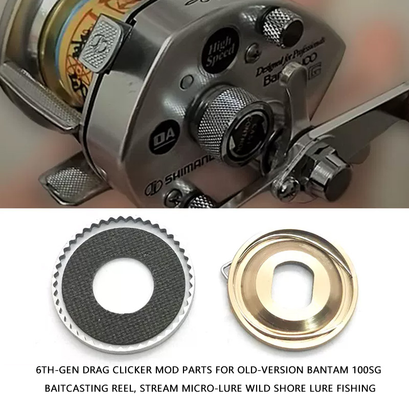 6th‑Gen Drag Clicker Mod Parts - Spincast Reel review and price
