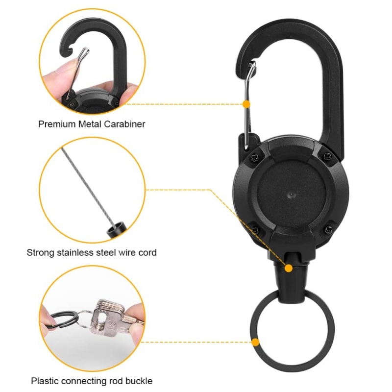 Outdoor Retractable Keychain H - Conventional Reel review and price