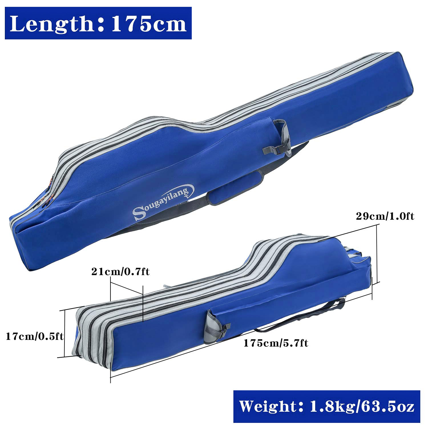 Sougayilang Fishing Rod Bag 3  - Reel Cover review and price