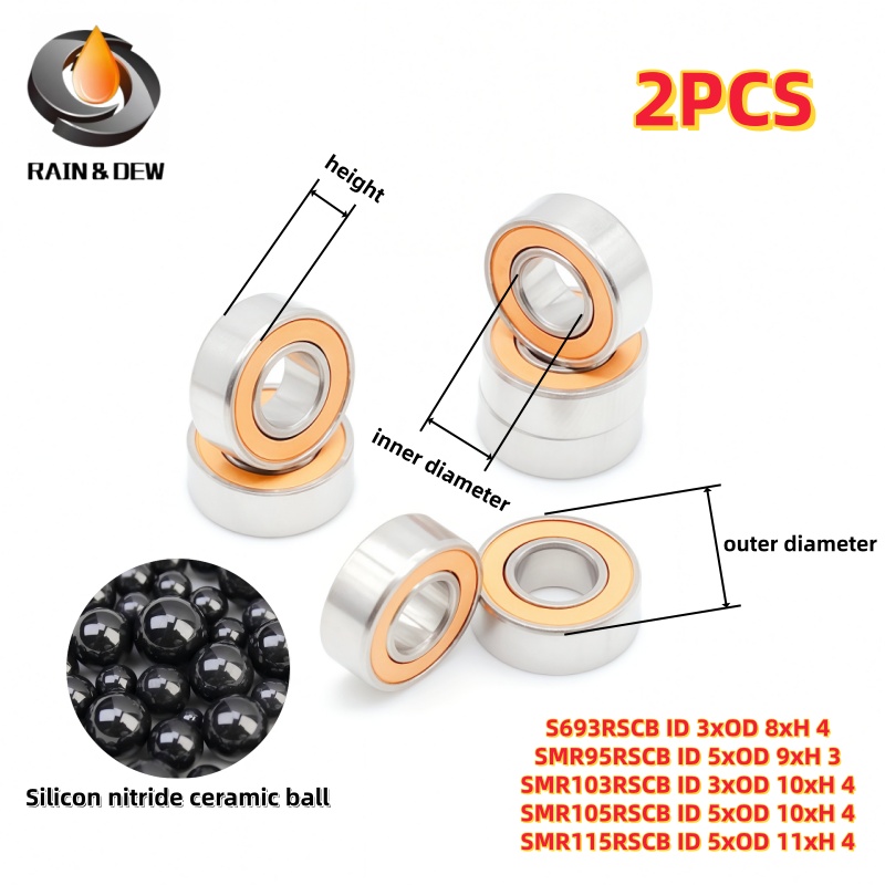 2PCS Miniature Ball Bearing 3x - Conventional Reel review and price